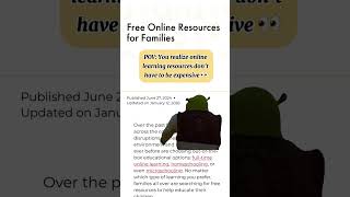 POV: You realize online learning resources don’t have to be expensive 👀
