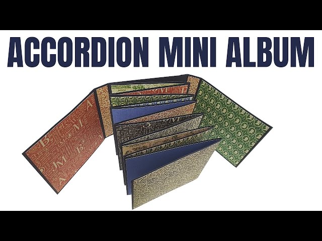 Accordion Spine Mini Scrapbook Album Tutorial – Sunday L Designs.com