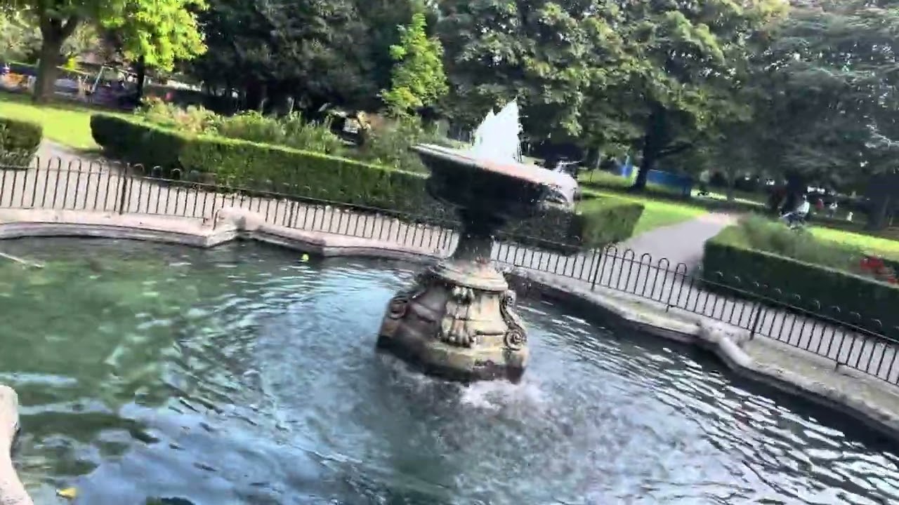 Manor Park, Sutton (Surrey) waterfall- 15/9/24