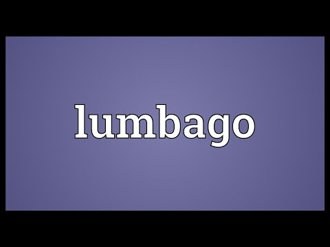 Video: Lumbago Menguning