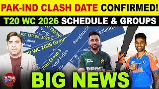 T20 World Cup 2026: India vs Pakistan Clash Date Confirmed –Schedule, Group & Venues Revealed