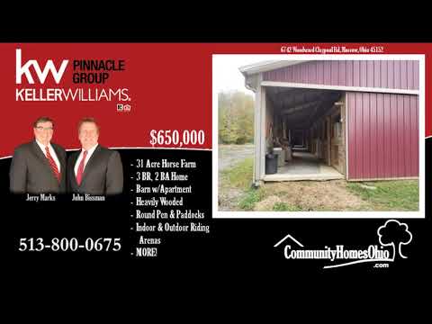 6742 Woodward Claypool Rd, Morrow, OH home video tour