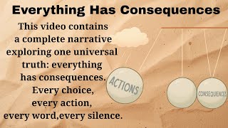 Everything Has Consequences | English Zonn