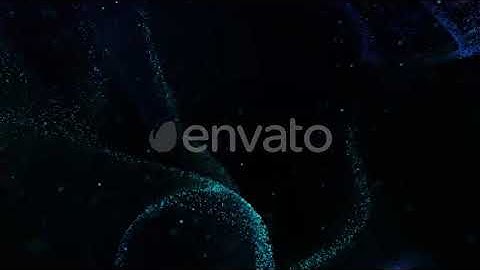 Blue Dynamic Particles Background Loop | Motion Graphics - Envato elements
