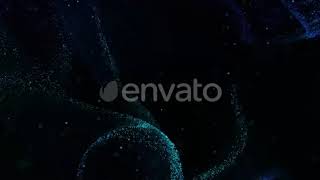 Blue Dynamic Particles Background Loop | Motion Graphics - Envato elements