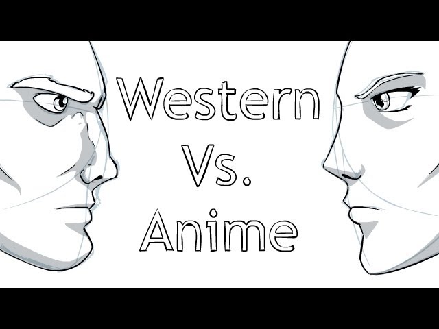 Drawing: Western Vs. Anime/Manga - YouTube