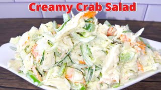 How to make Imitation Crab and Cucumber Salad | #CrabSalad | Tanny Cooks