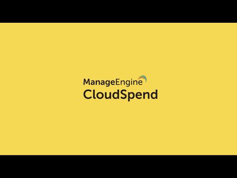 ManageEngine CloudSpend overview - Cloud cost management tool | Save your cloud costs