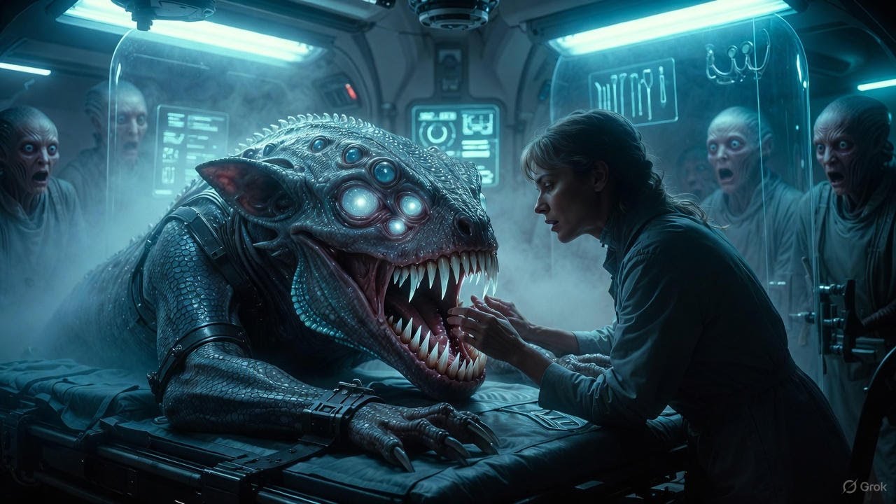 “The Human Who Healed the Galaxy’s Deadliest Predator | HFY Story | Apex Empathy”