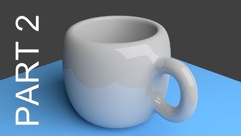 Blender Tutorial For Beginners: Coffee Cup - 2 of 2