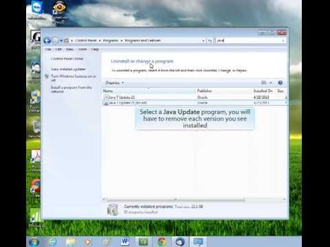 How to Uninstall Old Versions of Java on PC