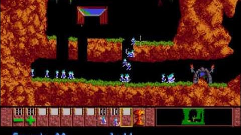 Lemmings ~1991 Data East US prototype~ Arcade MAME lemmings