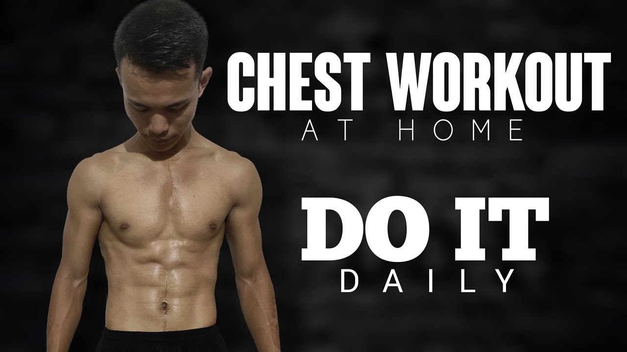 CHEST WORKOUT AT HOME CHEST FAT BURNING WORKOUT BODY WEIGHT CHEST