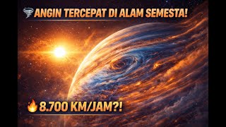 PLANET DENGAN ANGIN TERCEPAT DI ALAM SEMESTA — BADAI KOSMIK RIBUAN KM/JAM!