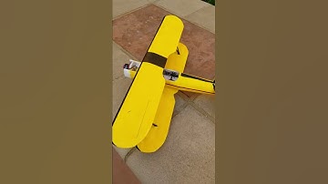 Model Waco made from $ tree foam with ironed  trailing edges