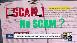 LJK: Western Union letter offers money back for victims