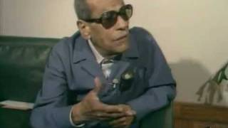 Rare interview with Naguib Mahfouz مقابلة نادرة مع نجيب محفوظ