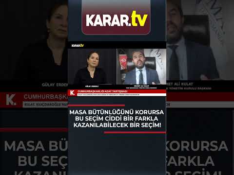 Mehmet Ali Kulat: Masa bütünlüğünü korursa bu seçim ciddi bir farkla kazanılabilecek bir seçim!