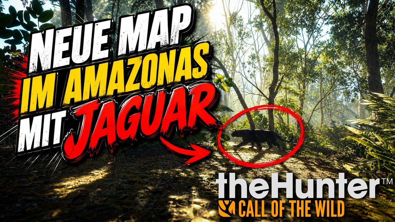 NEUE MAP IM AMAZONAS mit Jaguar und Capybara.. 😱 theHunter COTW