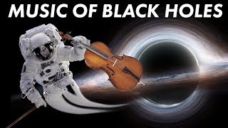 The music of falling into a black hole