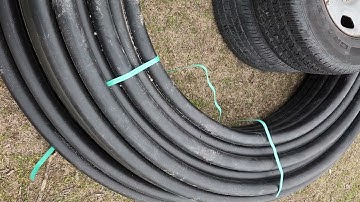 2 in poly pipe 500 ft unroll (part 1)