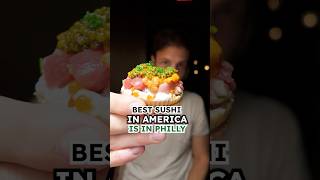 The BEST Sushi in America is in Philly! #shorts #sushi #omakase