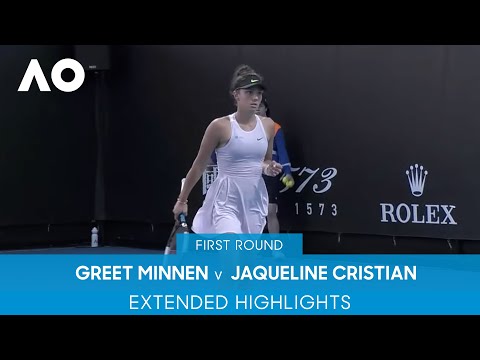 Greet Minnen v Jaqueline Cristian Extended Highlights (1R) | Australian Open 2022