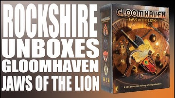 Unboxing - Gloomhaven: Jaws of the Lion | Cephalofair Games