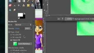 How to make a swirl pattern on GIMP