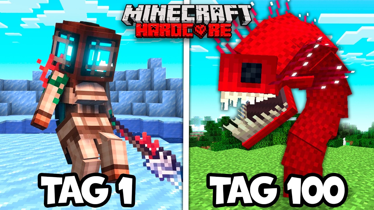 🤯 ICH BESIEGE 100 BOSSE in 100 TAGEN in Minecraft Hardcore!