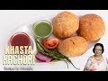 Khasta Kachori Besan, North Indian Delicacy, Spicy Puffed Pastry Recipe by Manjula