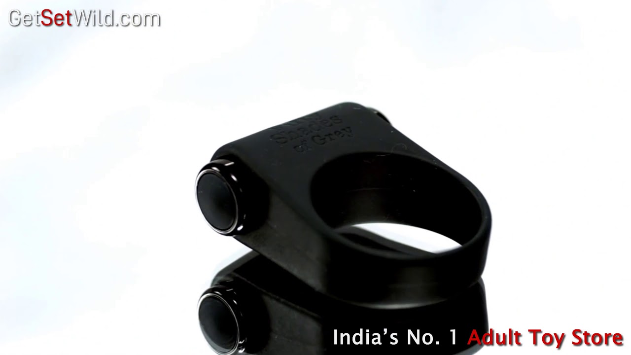 Fifty Shades Of Grey Vibrating Cock Ring for Men @GetSetWild.com 🙏 Call/Whatsapp at +91  81223 09316