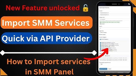 How to Add or Import SMM Panel Services Quickly | SMM Panel Script | Rental Panel | SMM Scripts