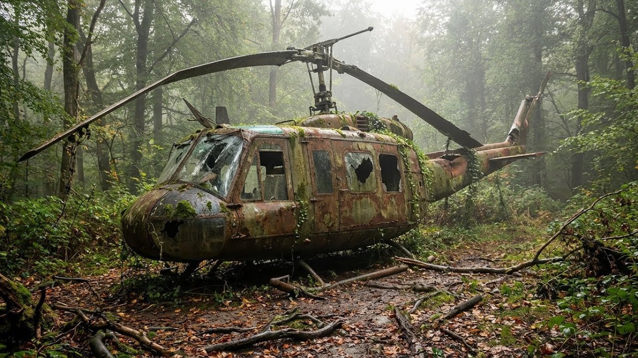 Abandoned Military Helicopter Found in Germany — Full Restoration From Rust to Flight