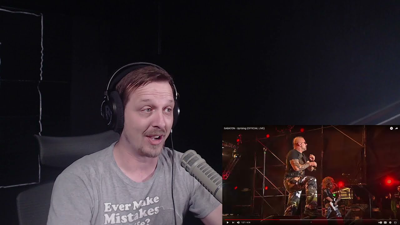 [Reaction] Sabaton - Uprising Live! (What a killer show!)