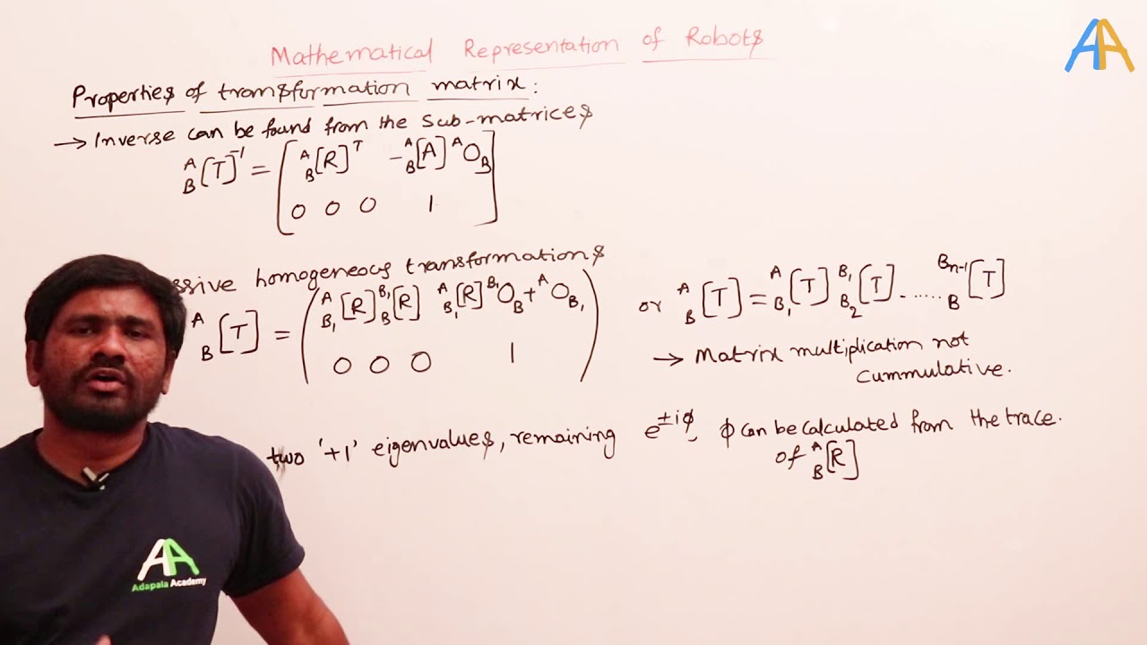 2.4 Robotics || ESE Mains || Homogeneoas transfor mation matrix