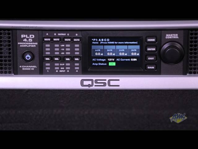 アンプ Qsc PLd 4.5 QSC PLD 4.5 Four-Channel Power Amplifier - QSC PLD - YouTube