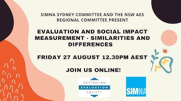Webinar 7 Think, Act, Do: Evaluation and Social Impact Measurement – Similarities And Differences
