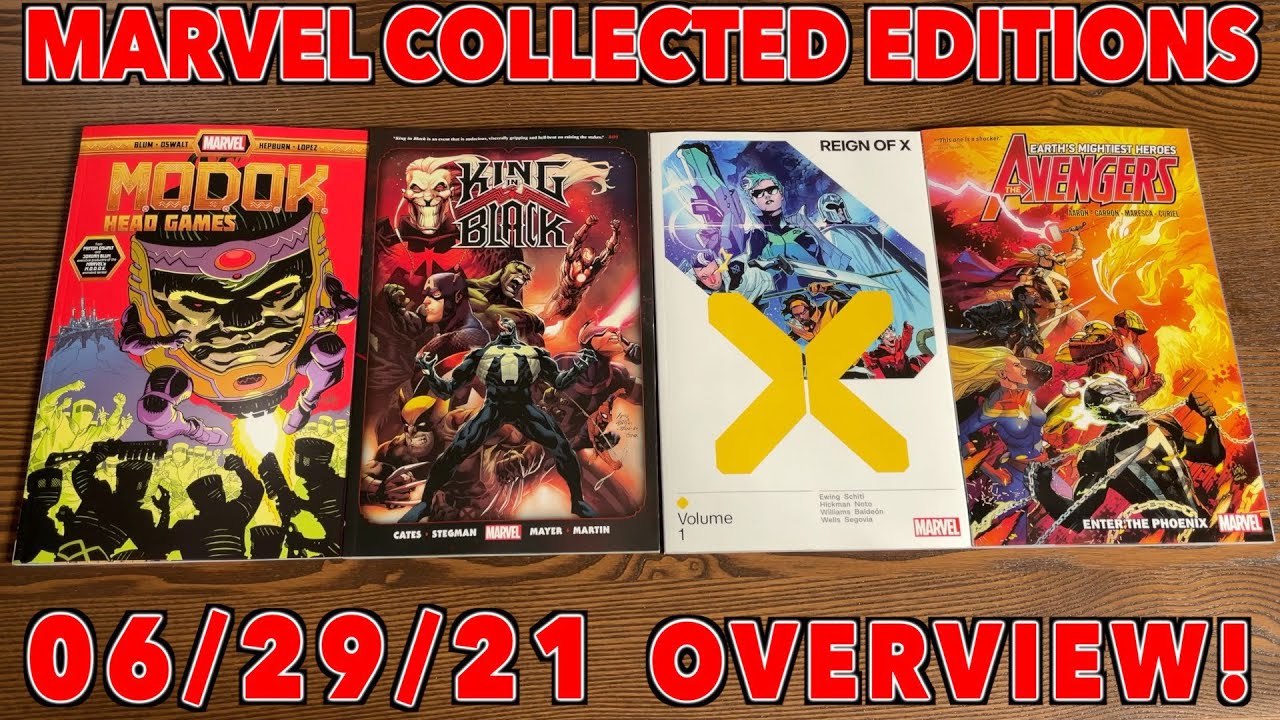 New Marvel Books 06/29/21 Overview | King in Black | Reign of X Vol. 1 | -  YouTube