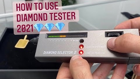 How to use generic diamond tester (ebay & Amazon) 2021