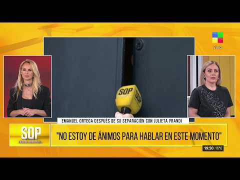 🔥 EMANUEL ORTEGA ROMPE EL SILENCIO: "No estoy de ánimos para hablar"