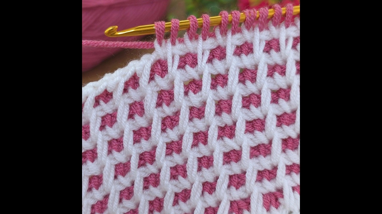 Gorgeous Tunisian Crochet Design ✨ Beginner Friendly 