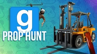 The Sneakiest Forklift Alive + Panda Finds a New Home! - GMOD PROP HUNT FUNNY MOMENTS