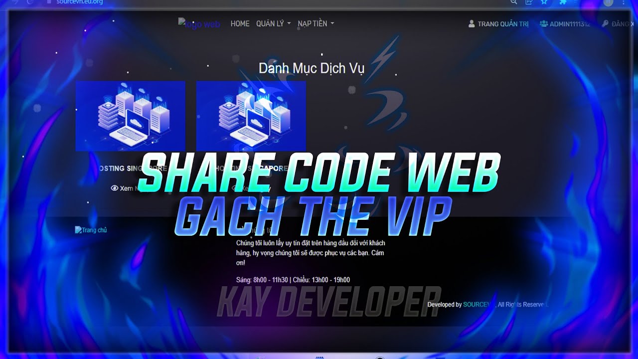 Share Code Bán Hosting Rsl | Code Bán Host | KAY DEVELOPER - YouTube