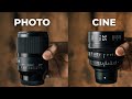 Cine vs photo lenses are they worth the money 