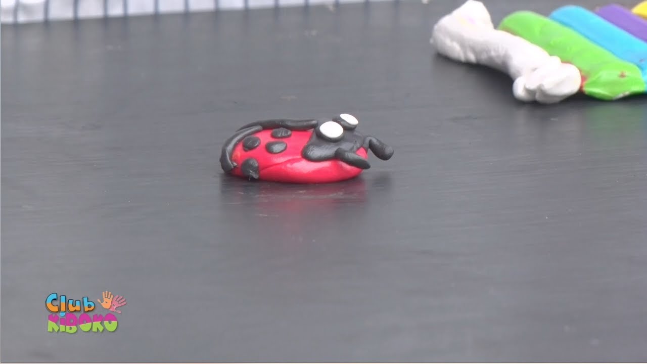 How To Make A Ladybird Out Of Playb Doh || Club Kiboko