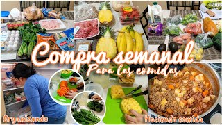 ✅Comprando y organizando la despensa para las comidas de mi semana 💯 + Preparando picadillo 😋