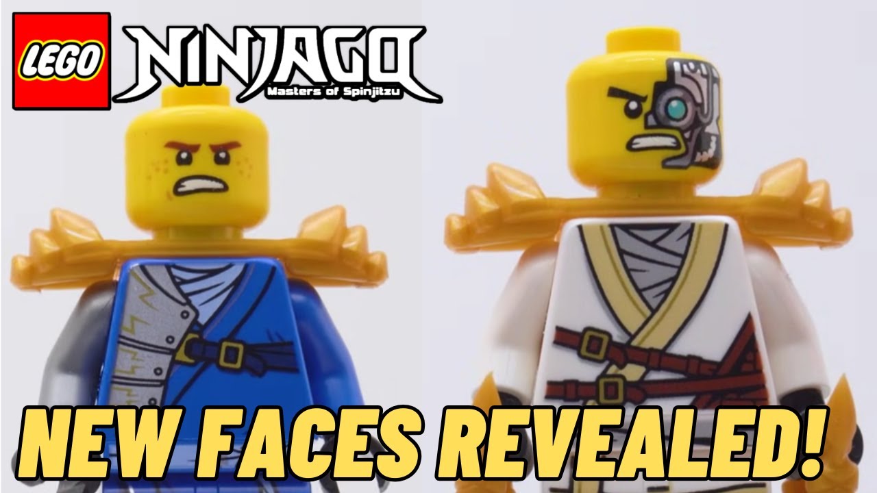 Представлены совершенно новые лица Джея и Зейна! 👀 Новости к 15-летию Ninjago Legacy!