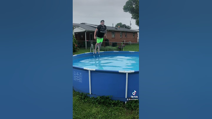 Old video, Me jumping into a cold pool