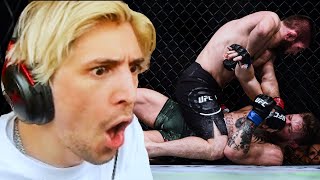 xQc Reacts to Conor McGregor vs Khabib Nurmagomedov Fight